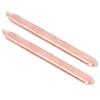 2PCS 80MM Thermal Conductive Brass Tube DIY Laptop Notebook CPU GPU Heatsink Flat Heat Pipe