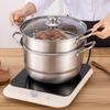 American Style Stainless Steel Multi-Functional Double-Layer Steamer Pot for Cooking and Soup