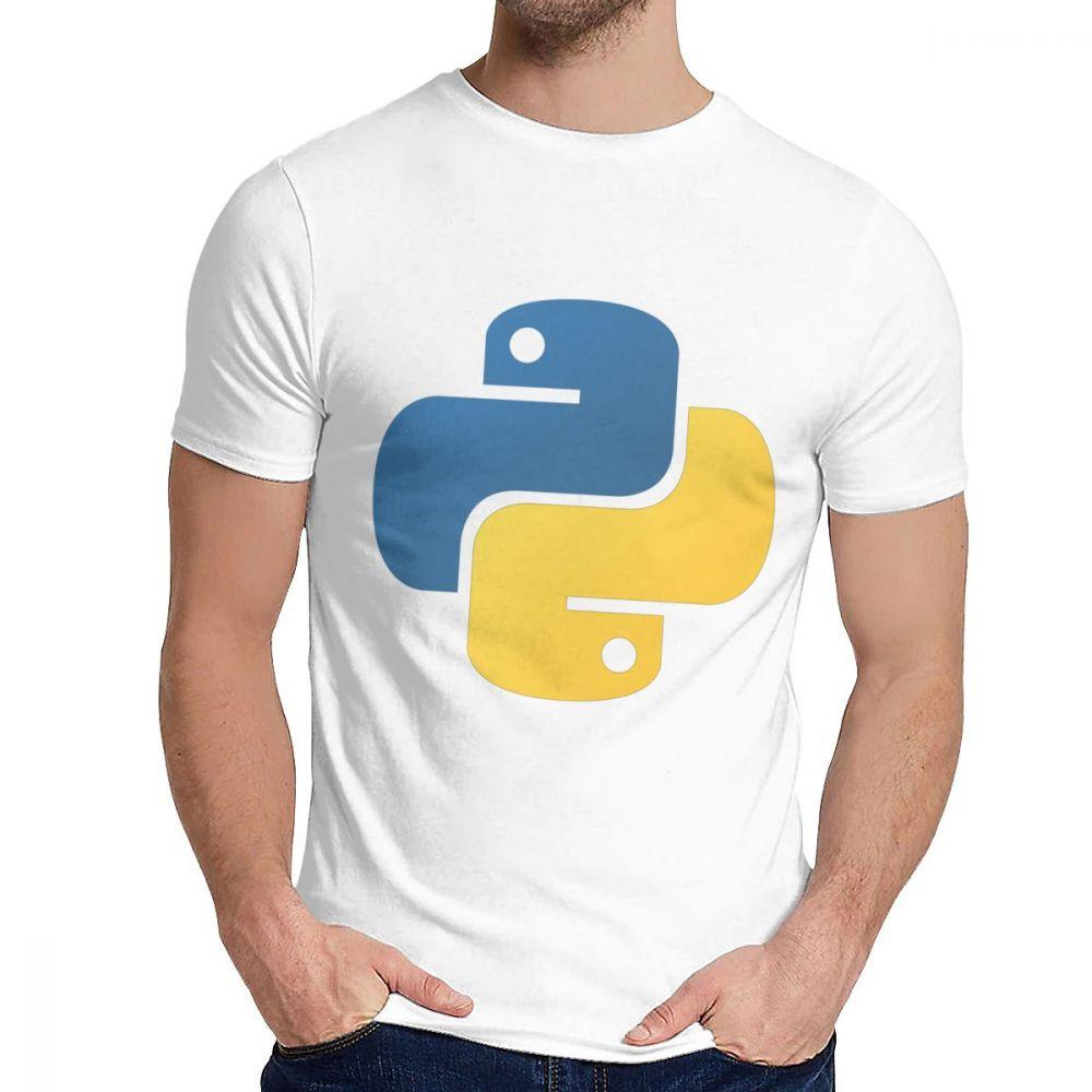 Graphic Python Programming Tee Shirt Men Custom Great T Shirt Crewneck