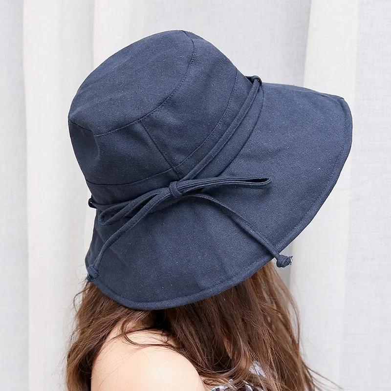 New Bowknot Sun Hats for Women Summer Hat Women Beach Hat Summer Women Foldable Wide Brim Bucket Hat Fisherman Hat