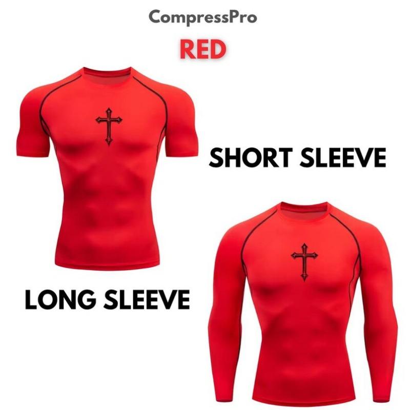 Cross-Kompression Shirt Fitnessbekleidung, Training, Valentinstagsgeschenk für Ihn Fitness. Tolles Shirt für Sport. Atmungsaktiv und bequem.