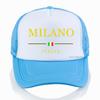MILAN ITALY Baseball Cap Milano Italia Hiking Fishing Hot Sale Hip Hop Hats Unisex Adult Sport Mesh Breathable Caps