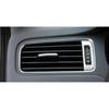 Car stickers stainless steel trim the front air-conditioning outlet decoration Cover Trim for Volkswagen Jetta MK6 2015-2018
