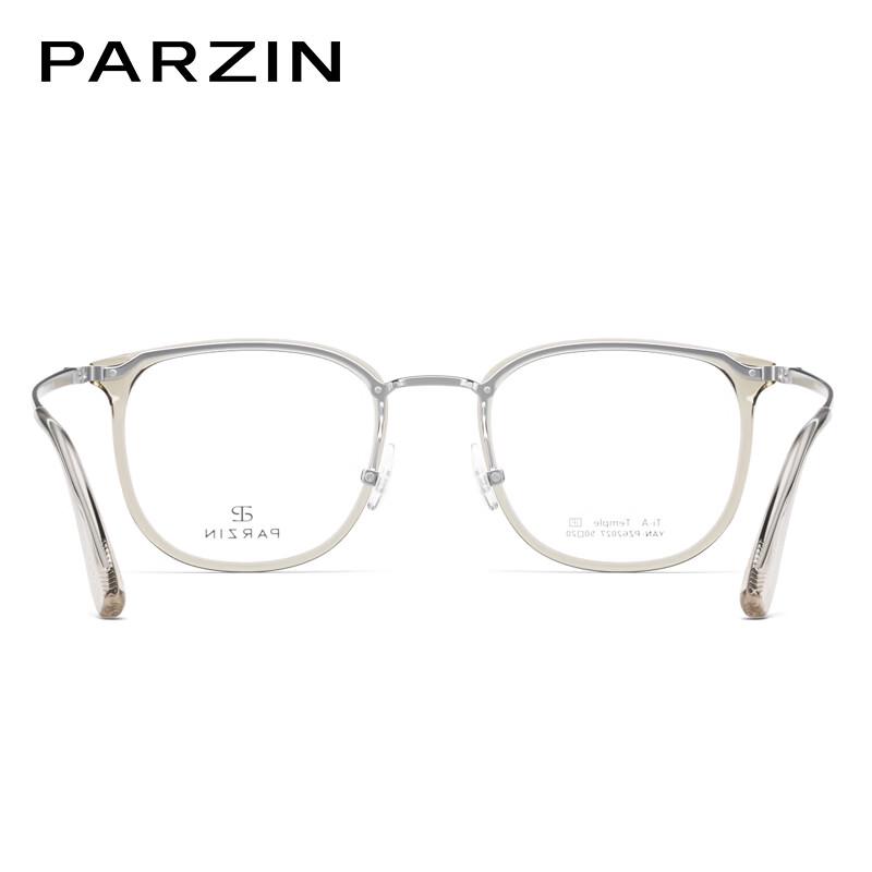 PARZIN Unisex Lightweight Titanium Fashion Myopia Glasses Frame 62027