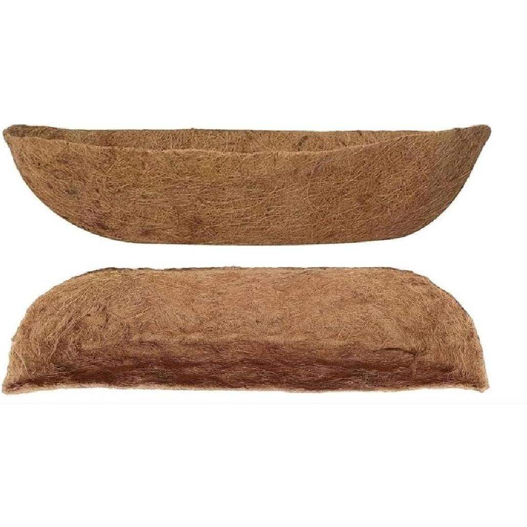 

Кокосовые вкладыши для кашпо Готовые сменные кокосовые вкладыши для оконных ящиков, кокосовые вкладыши для желобов, сменные вкладыши для настенных кашпо для оконных ящиков (1, 36