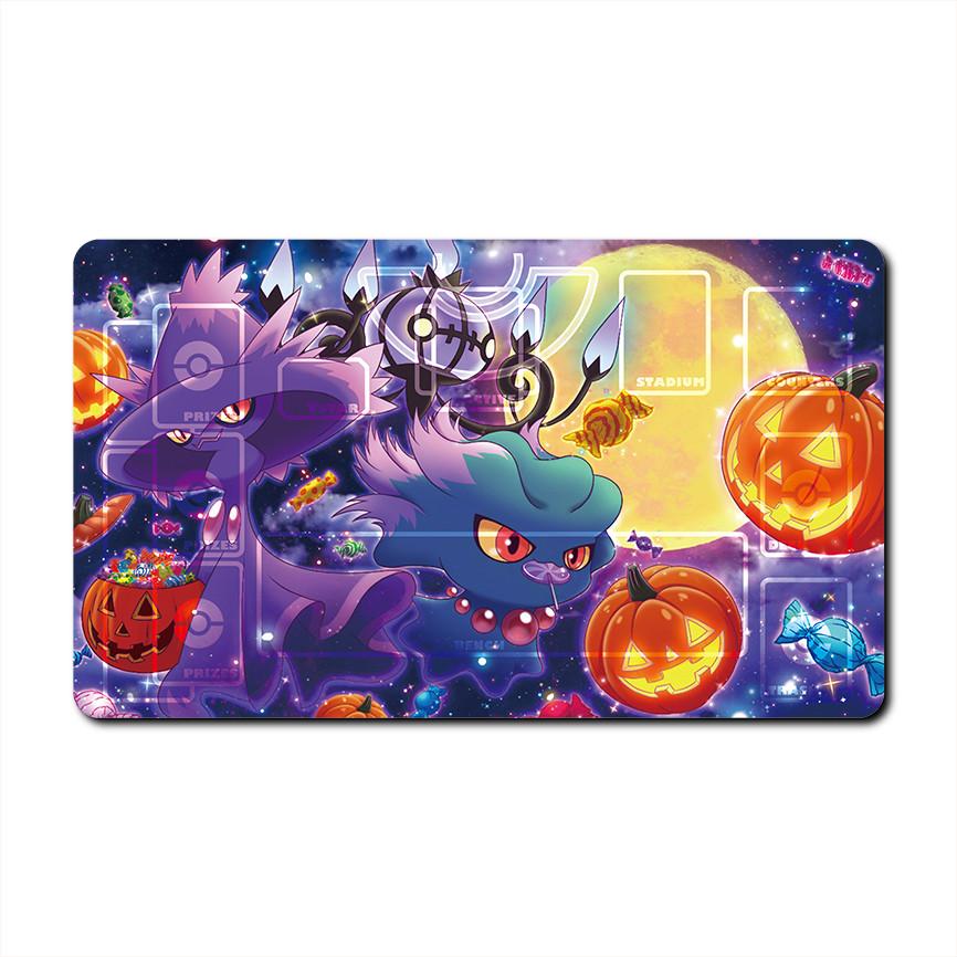 Diy PTCG Pokemon Dedicated Battle GAME Card Mat Charizard Venusaur Blastoise Gengar Gift Toy Game Anime Table Mat