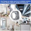Metal Pipe Air Vent Connector 4-10inch Tube Air Ventilation Joint  Fresh Air System