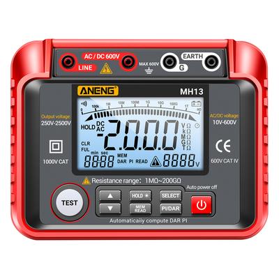 ANENG MH13 250V-2500V Digital Insulation Resistance Tester
