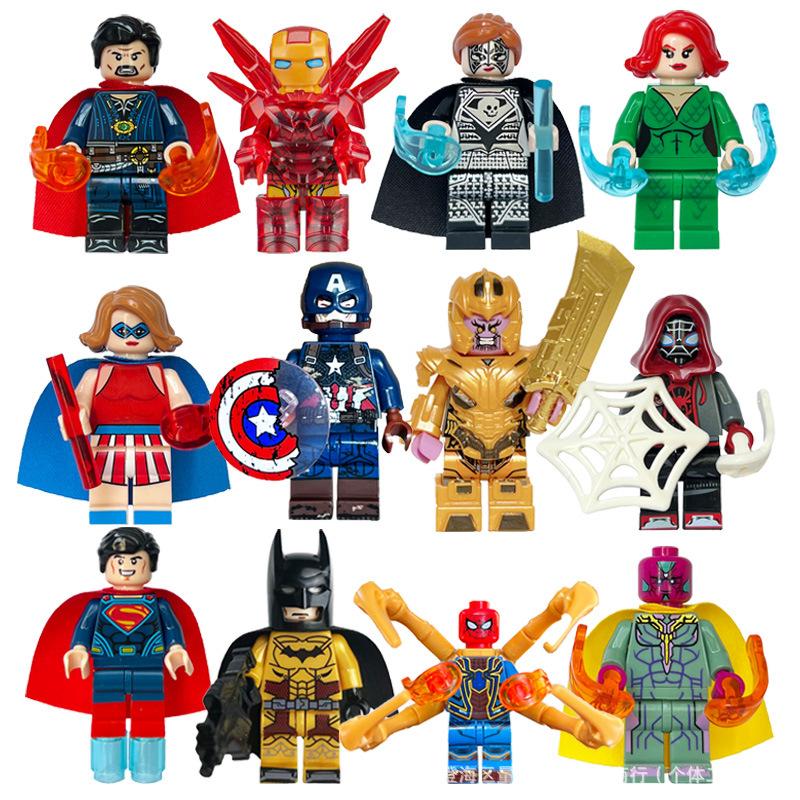 

Супергерой Стальной Паук Кукла Строительный Блок Головоломка Игрушка