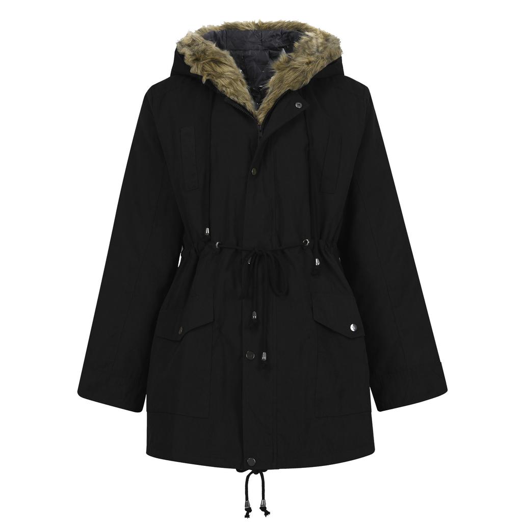  And Winter Men's Fashion Loose Cardigan Warm Lapel Hooded Jacket Sweater