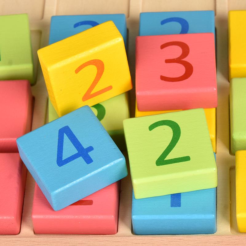 Large Dual Sudoku & Chess Game - Educational Wooden Toy for Kids