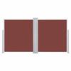 VidaXL Retractable Side Awning Brown 100 X 600 Cm