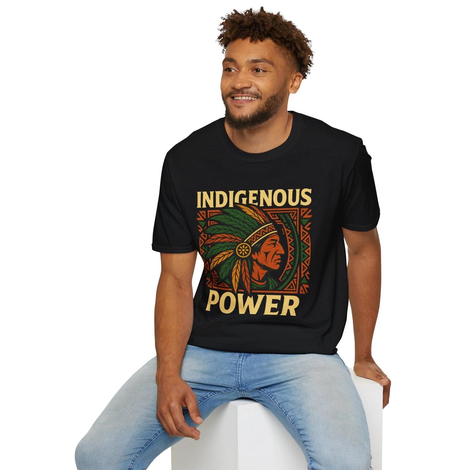 Indigenous Power Unisex T-Shirt – Cultural Heritage Tee | Vibrant Tribal Design L