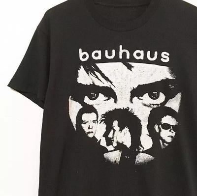 Bauhaus Band Retro Black Short Sleeve Cotton T-shirt Unisex S-5XL Men Women Unisex T-Shirt
