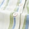 Pure Cotton Breathable and Comfortable Women's Pajamas Striped Dog Decorative Home Clothing Set