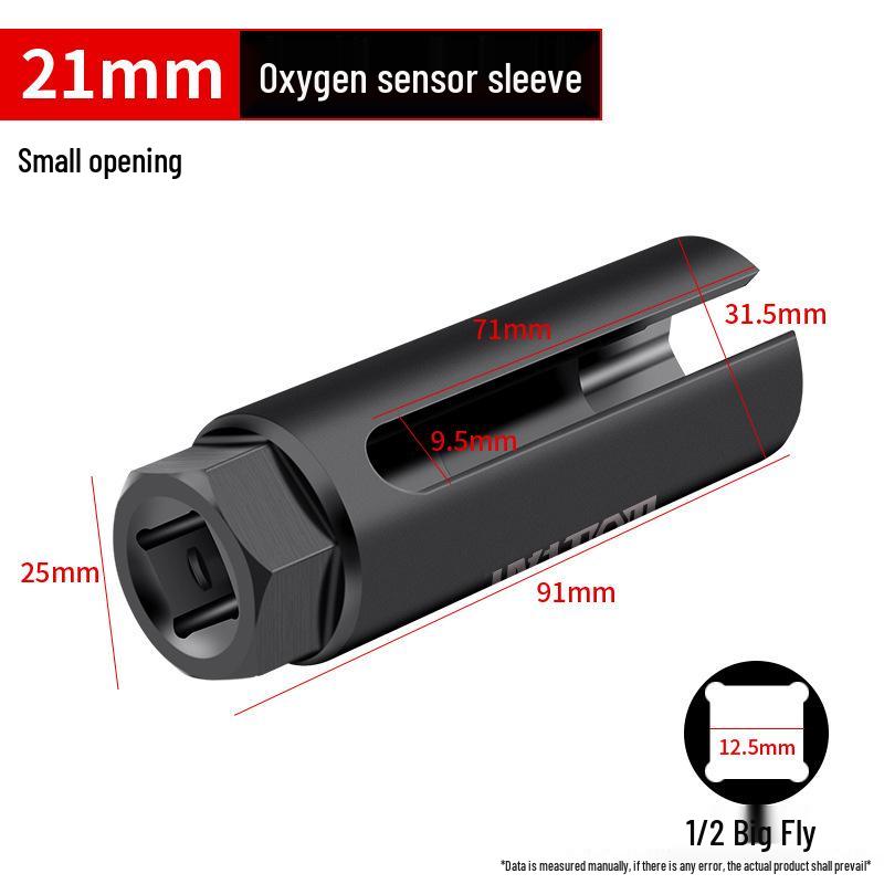 Sauerstoffsensor-Ausbauwerkzeugsatz mit großer Öffnung 22 mm für Kleinwagen
