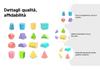 16Pcs Folding Geometric Shapes Manipulatives Toy Educational Cone Sphere 3D Shape Blocks for