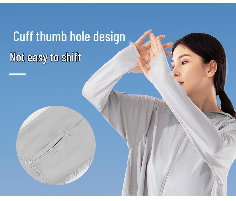 Women's UV Protection Ice Silk Hooded Cover-Up - Summer Sun Protection Top