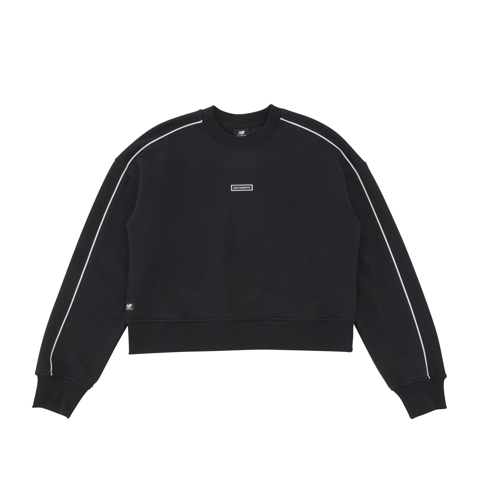 

Fleece NB Essentials Brushed Fleece Crew WT33517 BK M [New Balance] Women s (Black)