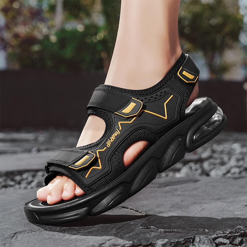 Fashion CYYTL Mens Sandals Casual Summer Beach Shoes Outdoor Slippers Walking Slides Comfort Luxury Designer Leather Lightweight Fashion
