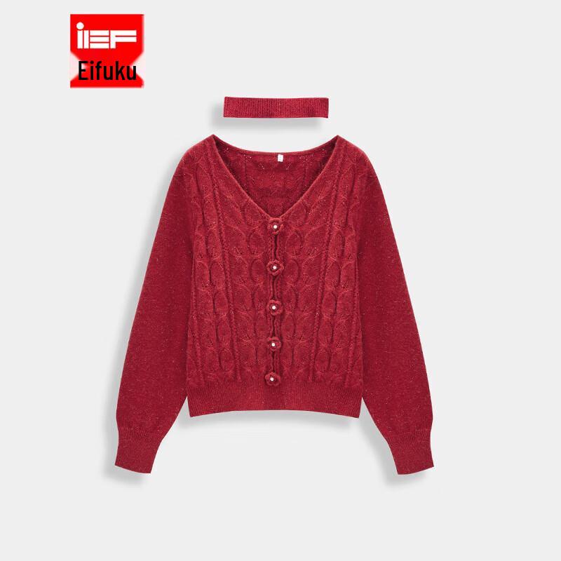 

Сладкий универсальный вязаный свитер во французском стиле One Size