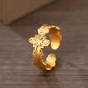 European & American Style Non-Fading Stainless Steel Adjustable Women's Ring with Niche Design