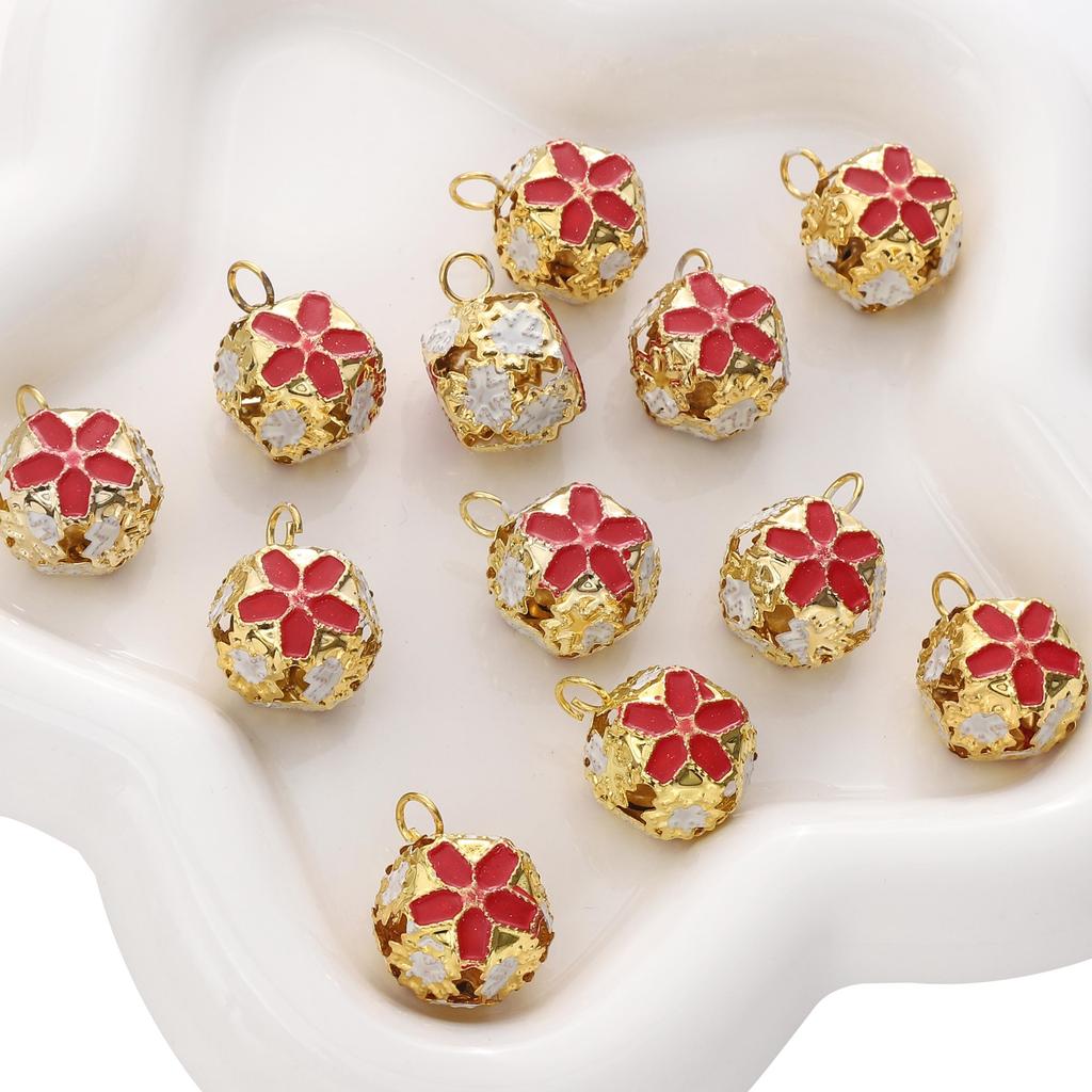 5-50Pcs Iron Colorful Bell For DIY Bracelet Necklace Keychain Accessories