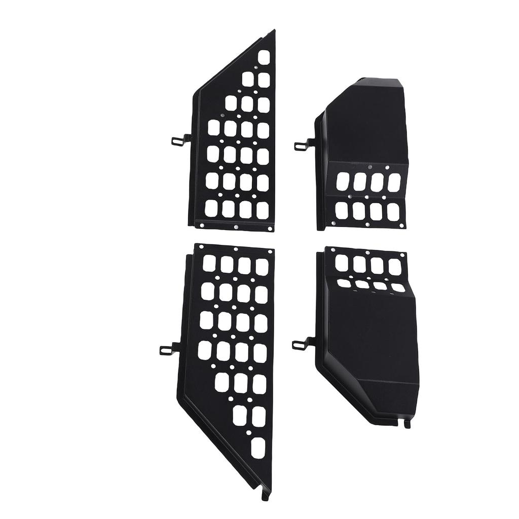 Metal Car Front Door Pocket Storage Box Sturdy Door Side Insert Organizer Box Pockets for Wrangler JL JLU 4XE 2018-2025