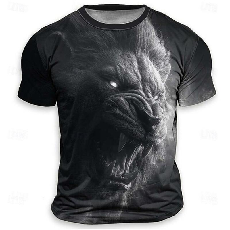 Men's  Crew Neck Short Sleeve T-Shirt Stylish, Breathable, Comfortable Summer Top Loose Fit T-Shirt