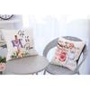 Easter Pillow Covers 18x18 Inch Happy Easter Decor Throw Pillow Covers Easter Bunnies Chicks Eggs Cushion Covers, He Is Risen Cushion Cases
