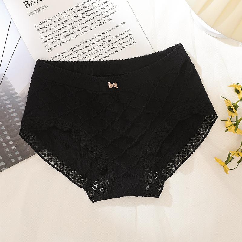 Nahtlose Modal-Slips in Übergröße, hüftbetonende Unterwäsche für Frauen, hohe Taille, taillenbetonendes, hüfthebendes Spitzen-Dreieckshöschen