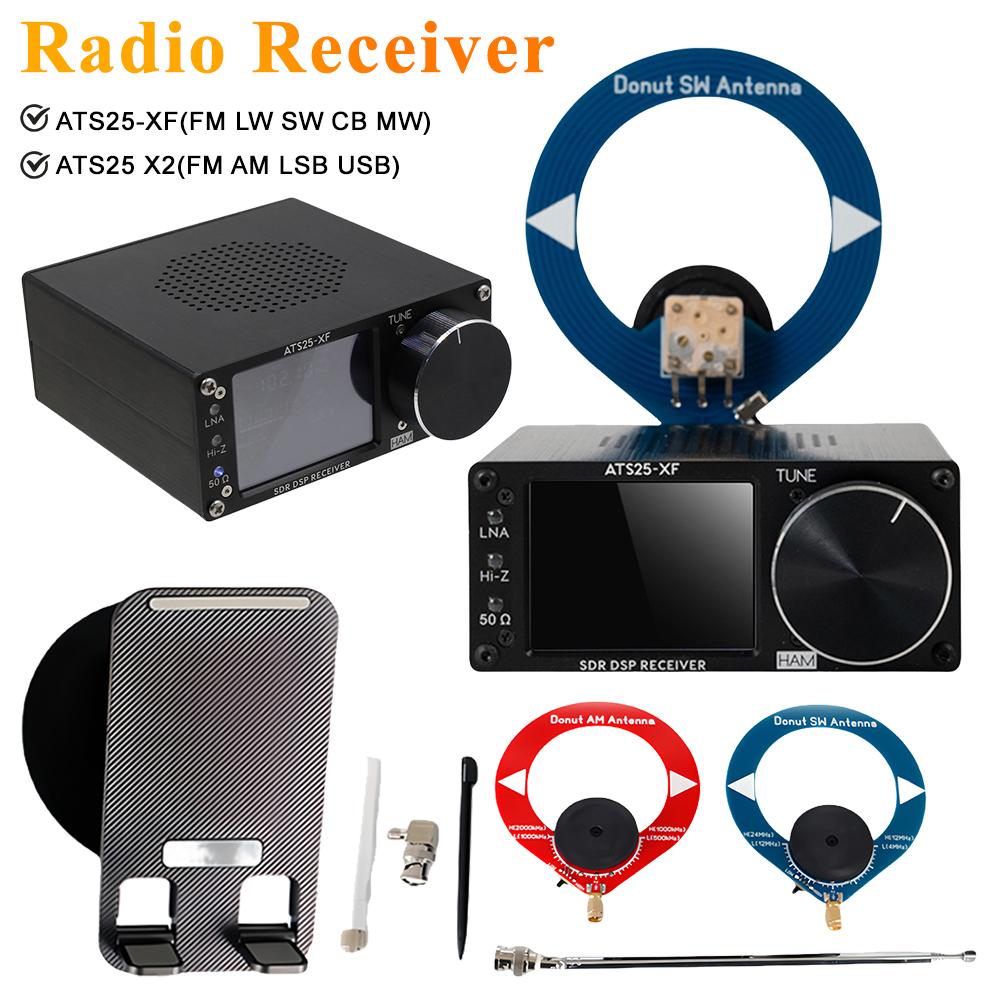 ATS25-XF DSP Full Radio Receiver WIFI FM LW SW CB MW Mixer Receiver Full-Band Portable Radio
