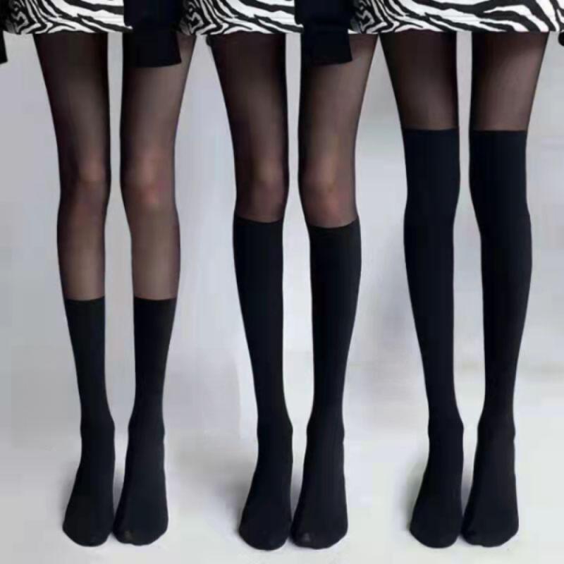 Women's Simple Span Compression Knee Socks Leggings Stockings