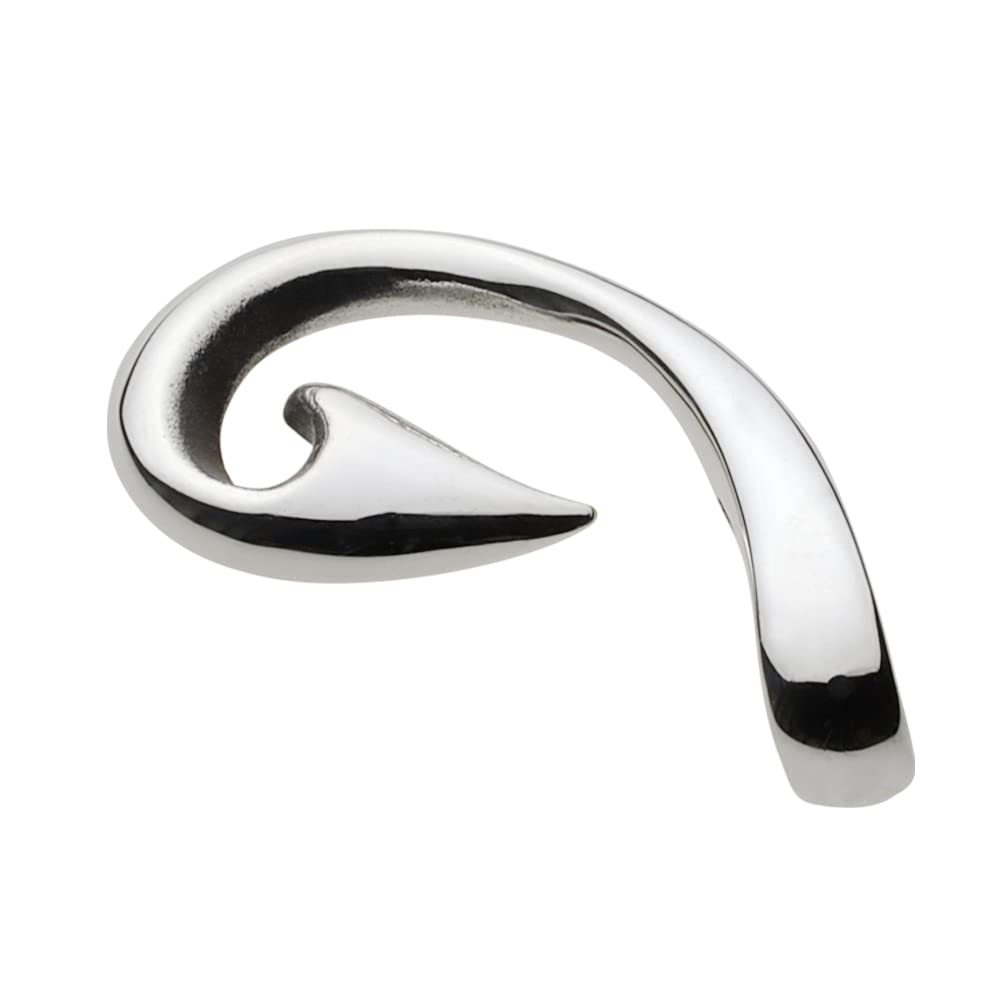 Plain Simple Fish Hook Pendant Fp0339 [Figmart] [Silver Accessory]