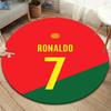 CR7 Ronde Vloerkleed, Tapijt voor Woonkamer Slaapkamer Bank Speelkamer Decoratie, Antislip Vloermat