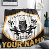 1PC Custom Name Sheffield Wednesday Patterned Flannel Blanket Suitable For All Seasons for Home Decor Warmth and Comfort Gifts Holiday Present