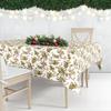Stain-resistant Christmas tablecloth 180x130 cm