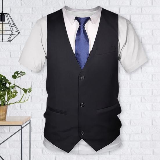 

Мужские рубашки Шикарная одежда с коротким рукавом Мужские рубашки с коротким рукавом Летние футболки Повседневная рубашка для бизнеса L серый