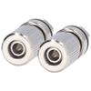 2PCS Binding Post Silver Alloy Contact No Insulation Power Grounding Terminal Post 50025