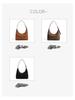 Women's Large Capacity Frosted Retro Shoulder & Crossbody Bucket Bag - Versatile for Autumn/Winter 2024
