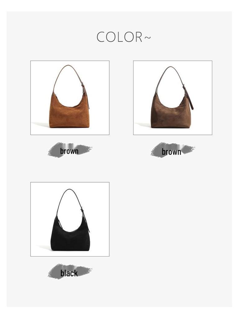 Women's Large Capacity Frosted Retro Shoulder & Crossbody Bucket Bag - Versatile for Autumn/Winter 2024
