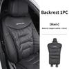 Funda de Asiento Delantero Trasero de Coche Cojín de Cuero de Velour Esterilla Protectora para Respaldo Para Mercedes Benz AMG Clase A B C E S CLK CLA GLE W204 MO1