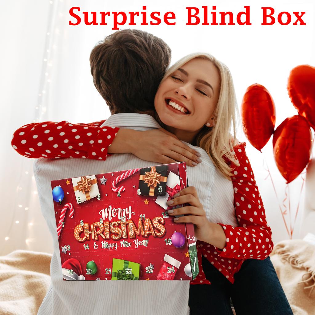 12-pack Christmas Stockings In A Box, Christmas Countdown Calendar, Blindbox Christmas Stockings
