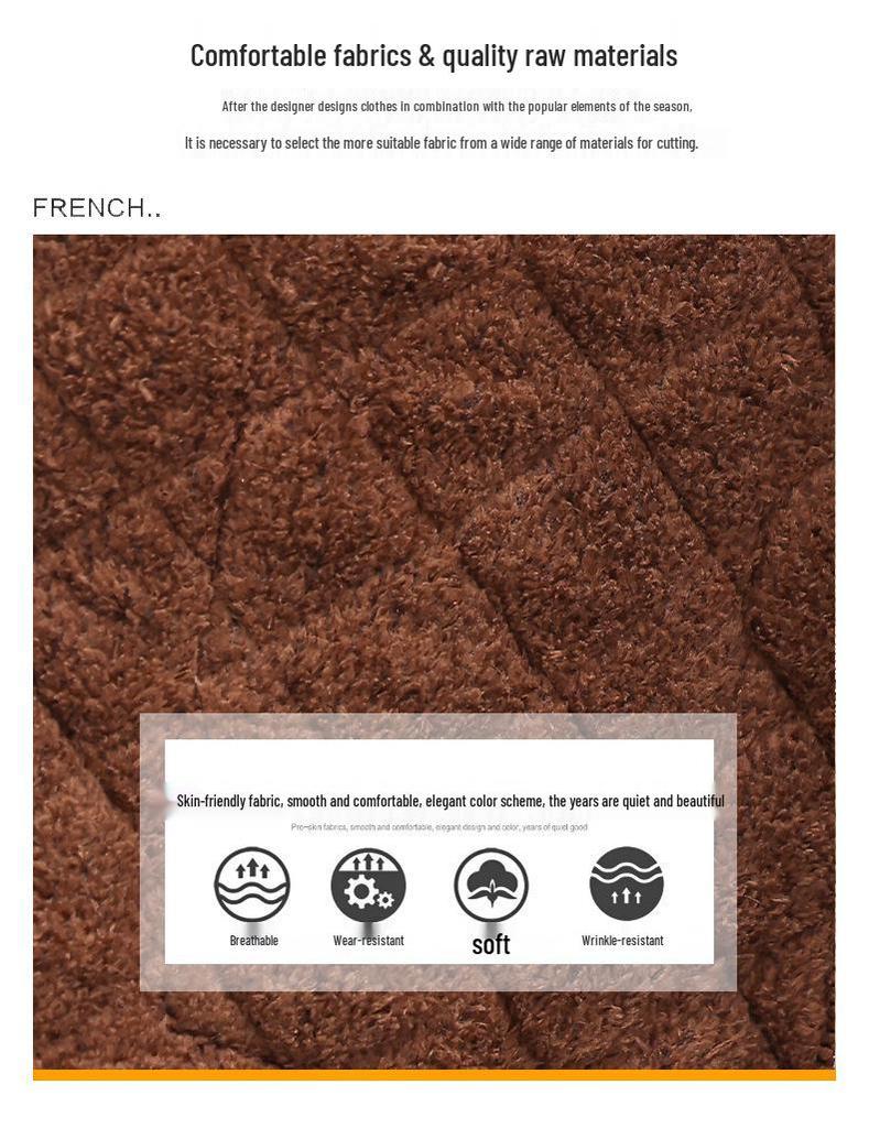 Mom's Winter Coat: Floral Print, Fleece-Lined Quilted Jacket for Mid-aged & Elderly Women - 2025