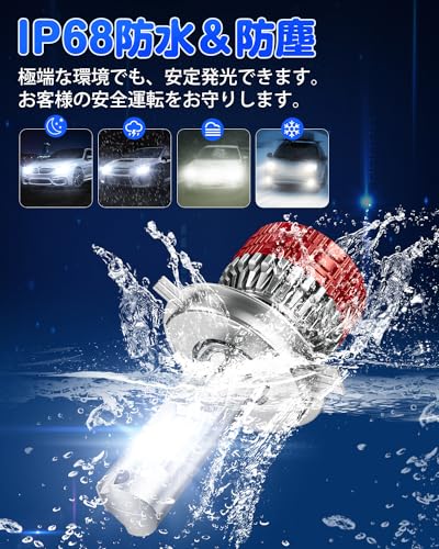 SUPAREE h4 LED headlight, super bright, vehicle inspection compliant, hi/lo, 10 times brighter, 45W2, 4-layer heat dissipation system, 6500K, whi