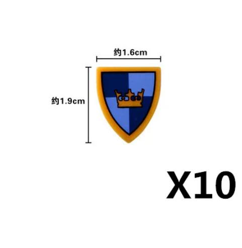 MOC Medieval Military Figures Weapons Building Blocks Knight Soldiers Shield Vest Armor Sword Ax Spear Bricks Toys Children