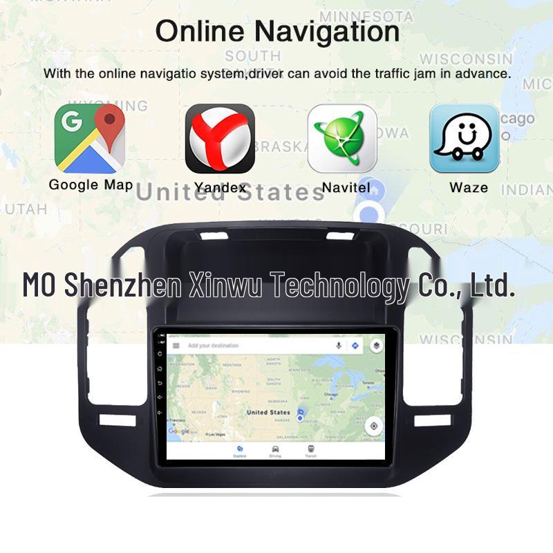 Mitsubishi Pajero 04-11 9-inch Smart Car GPS with Bluetooth & WiFi Navigation System