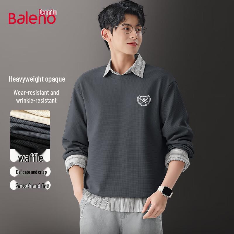 

Baleno Men s Waffle Knit Heavyweight Graphic Sweatshirt 5XL