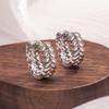 High-End Korean Minimalist Geometric Wheat Earrings for Women with Cool Style and Unique Personality