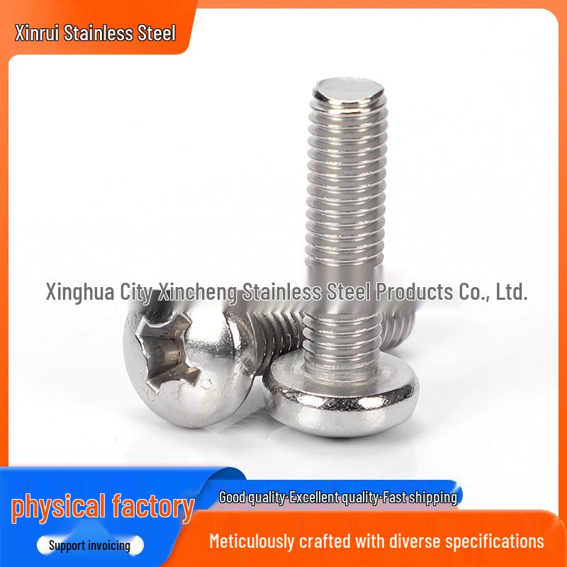 GB818 304 Stainless Steel Cross Pan Head Machine Screw